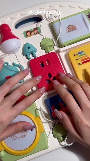 Kitchen Fidget Board Toy: Colorful ASMR Review and Unboxing