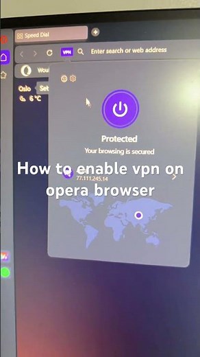 How to enable vpn on opera browser