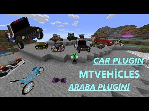 HOW TO DOWNLOAD MINECRAFT CAR PLUGIN/ADDONATION - MTVEHICLES - ATERNOS - 2023