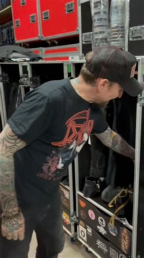 Back in the rehearsal room with some vinyl recs 🔊 See any of your favourites here? | Volbeat