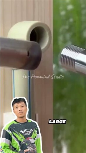 Easy trick to install a water faucet #shorts