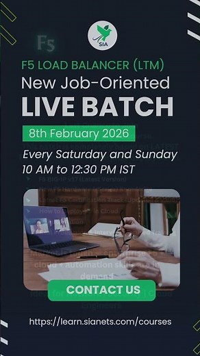 F5 Load Balancer (LTM) – New Job-Oriented Batch | Last Chance to Join | Hurry Up #shorts