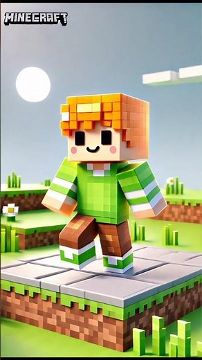 Easiest Minecraft Character Build 🔥 Beginners Must Try! #shorts #minecraft #build