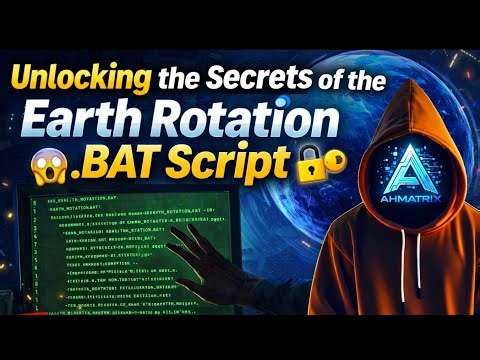 Mastering CMD: Unlocking the Secrets of the Earth Rotation .BAT Script | Windows batch Scripts #cmd