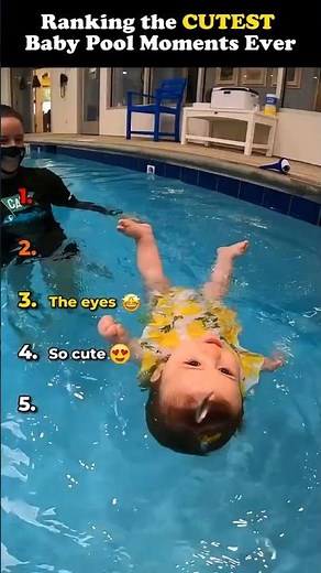 Ranking the CUTEST Baby Pool Moments Ever 😭💦💙
