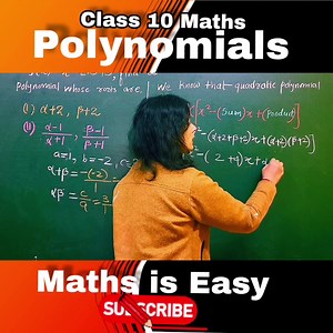 Polynomials Class 10th, Important Questions PYQs with Concept #class10th #polynomials | Maths is easy