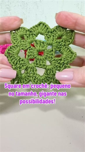 Celiatizz Croche on Instagram: "Coleção square em crochê 🧶 #crochet #crochetastherapy #crochettutorial"