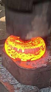 Inside the factory Unbelievable Forging Precision – Ring Making at Its Best! #process #forging