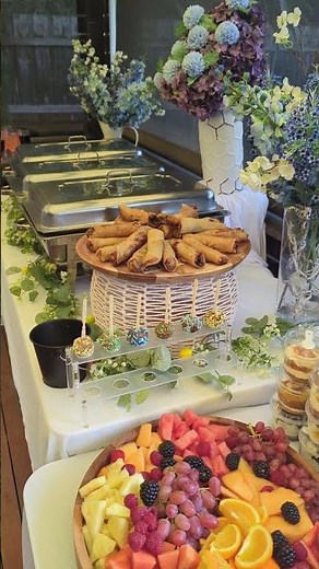Birthday party Set up ideas #buffet #food