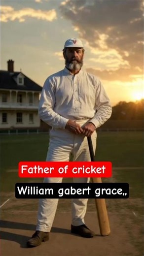 Father of modern cricket William gabert grace biography | #shorts #cricketshorts #biography #viral