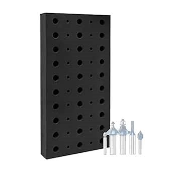 Lifestyle by Focus Router Bit Storage Tray - Quality Foam Material for 50 Bits