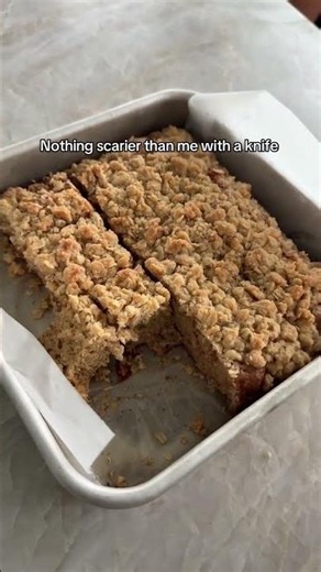 Just 7 little slivers of banana bread coffee cake please