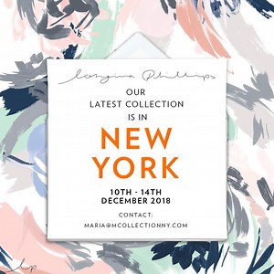 :: HELLO NYC :: Our latest collection is in the Big Apple from 10th - 14th December 2018! Interested in taking a look? Be sure to contact maria@mcollectionny.com to make a booking! | Longina Phillips Designs
