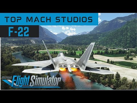 The Thrust Vectoring F-22 RAPTOR in Microsoft Flight Simulator...