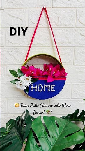 🤩Turn Aata Channi into Wow Decor | Budget-Friendly Wall Art DIY | Quick & Easy Creative DIY Ideas