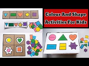 Colour And Shape Activities For Kids | Best Play School Activity | TLM