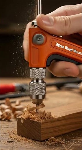 Mini Hand Drill | Keychain-Sized DIY Tool for Woodworking Projects #MiniTools #DIYWorkshop