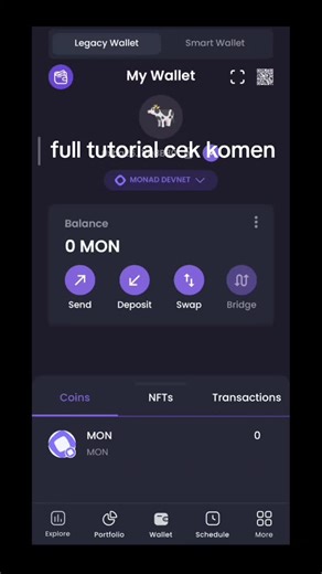New airdrop HAHA wallet, salah 1 ekosistem dari monad #tutorial #airdrop #haha #tesnet #crypto