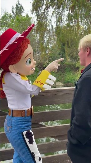 Toy Story Jessie Calls Out a Cast Member | Disneyland CA