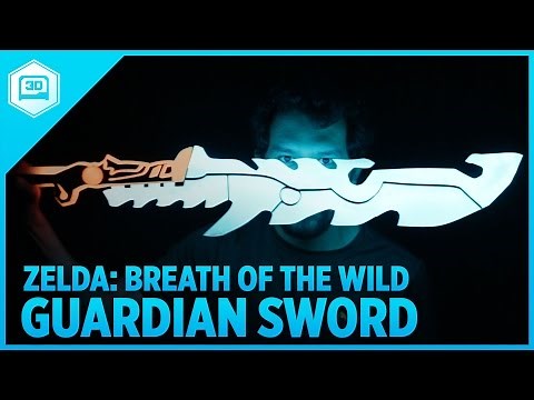 3D Printing Zelda: Breath of the Wild – Guardian Sword++ #3DPrinting #Adafruit #Nintendo