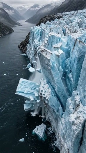 Glacier Calving: When a Wall of Ice Breaks Into the Sea