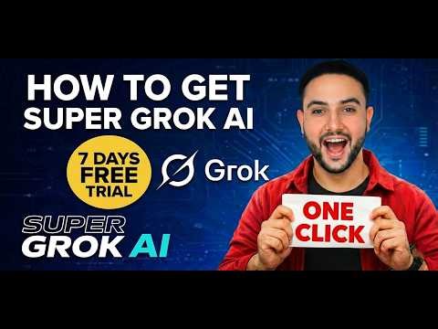 Get SuperGrok for FREE! Grok AI 7-Day Free Trial Tutorial
