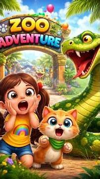 Lily & Coco Amazing Zoo Adventure! 🦁🐘 Funny Animals, Learning & Kids Fun Story #kids #nurseryrhymes