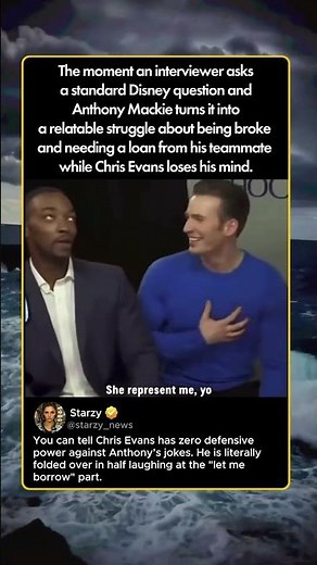 ANTHONY MACKIE & CHRIS EVANS INTERVIEW GOLD