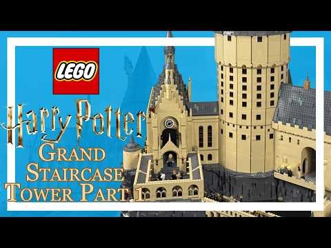 Touring LEGO Hogwarts 4: The Grand Staircase Tower - Part 1 MOC