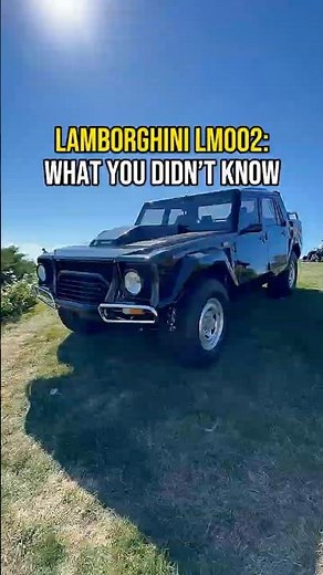 Lamborghini LM002: The 450HP “Rambo Lambo” SUV 💥