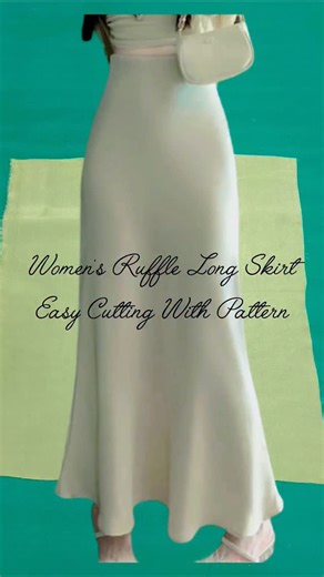 KS FASHION HUB on Instagram: "Women's mermaid fishtail Skirt Easy Cutting #viral #trending #viralreels #trendingreels #sewing"