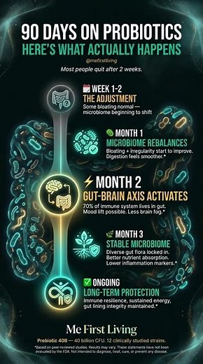 What Happens When You Take Probiotics for 90 Days
