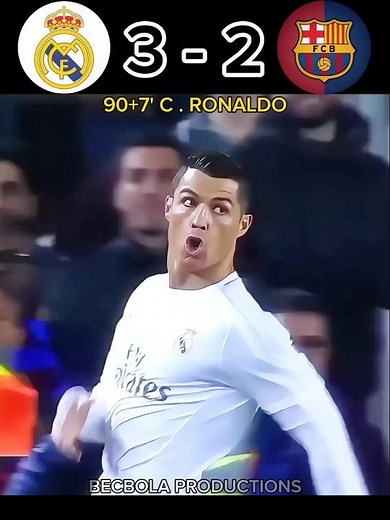 el clasico 2017👑Real madrid vs Barcelon fc Ronaldo vs messi Goals and highlights#uefachampionsleague