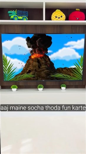 Kids are making a volcano-Cool Science Experiment!