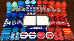 18K views · 489 reactions | PEPSI vs COCA COLA ! Mixing Random Things into GLOSSY Slime ! Satisfying Slime Video #pepsi #cocacola #coke #slime #asmr | Slime Slime | Facebook