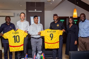 British High Commissioner to Ghana visits Accra Sports Stadium