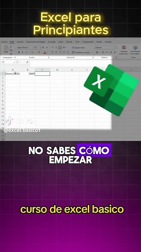 Curso de Excel Básico: Ingresar y Editar Datos Sencillos