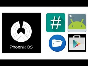 How to Root PhoenixOS and How to instill play store,root explore , playstore fix, terminal emulator