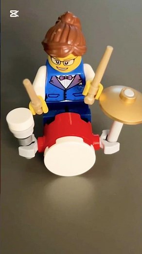 How to build a Lego drum set 🥁