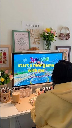 🌷🎮 let’s play tamagotchi plaza on the switch 2! #gamewithme #cozygames #gamenight