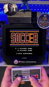 2.8K views · 91 reactions | Soccer (1985) is an absolute nostalgic bomb!!! It was also a crazy upgrade from Atari’s soccer (football) game.Do you remember playing it? How old were you when you played it for the first time?#Nostalgia #80s #90s #childhood #memories #vintage #retro #retrogaming #nes #nintendo #nintendoworld #8bit #soccer #goal #football #sport #futebol #futbol #sunday #domingo | My Very Old Toys | Facebook