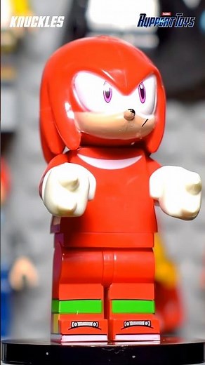 LEGO Knuckles, Sonic the Hedgehog Movie! UNOFFICIAL MINIFIGURE QC Check
