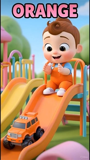 Learn Colours with Toy Cars | Slide Slide Car Song | Kids Rhymes