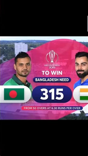IND vs BAN 2019 world cup match league stage 🏆🤗💥🇮🇳