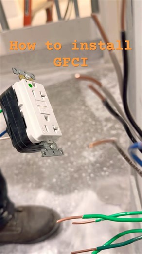 How to install GFCI