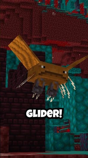 FLYING Strider in Minecraft #shorts #minecraft