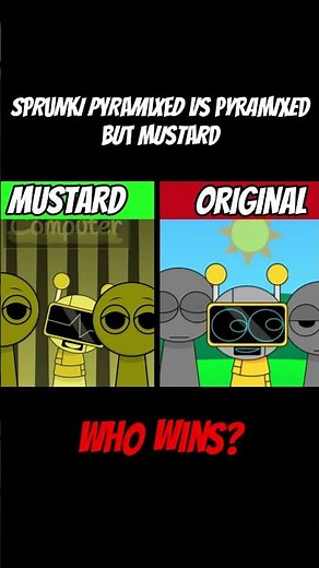 Incredibox Sprunki Pyramixed MUSTARD vs ORIGINAL! (NEW MOD!)