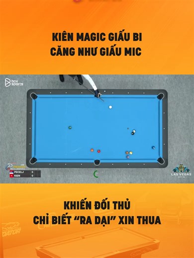 Thầy Kiên Thủ Gì Mà Kín Vậy Thầy... Ra Dại #BoxBilliards