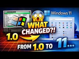 Every Windows Version Explained in 20 Minutes – From 1.0 to 11!