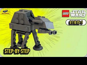 How To Build LEGO Star Wars Mini AT-AT (Set 911615) Instructions